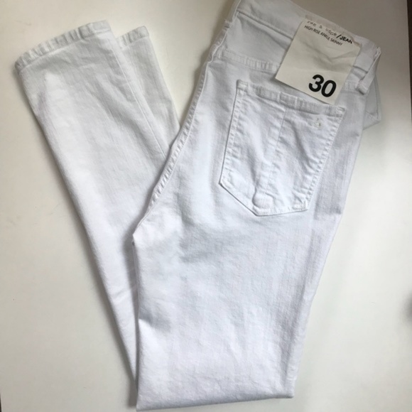 NWT Rag & Bone High Rise Skinny Ankle Jeans - Picture 4 of 7